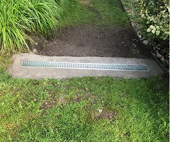 Channel Drain Install