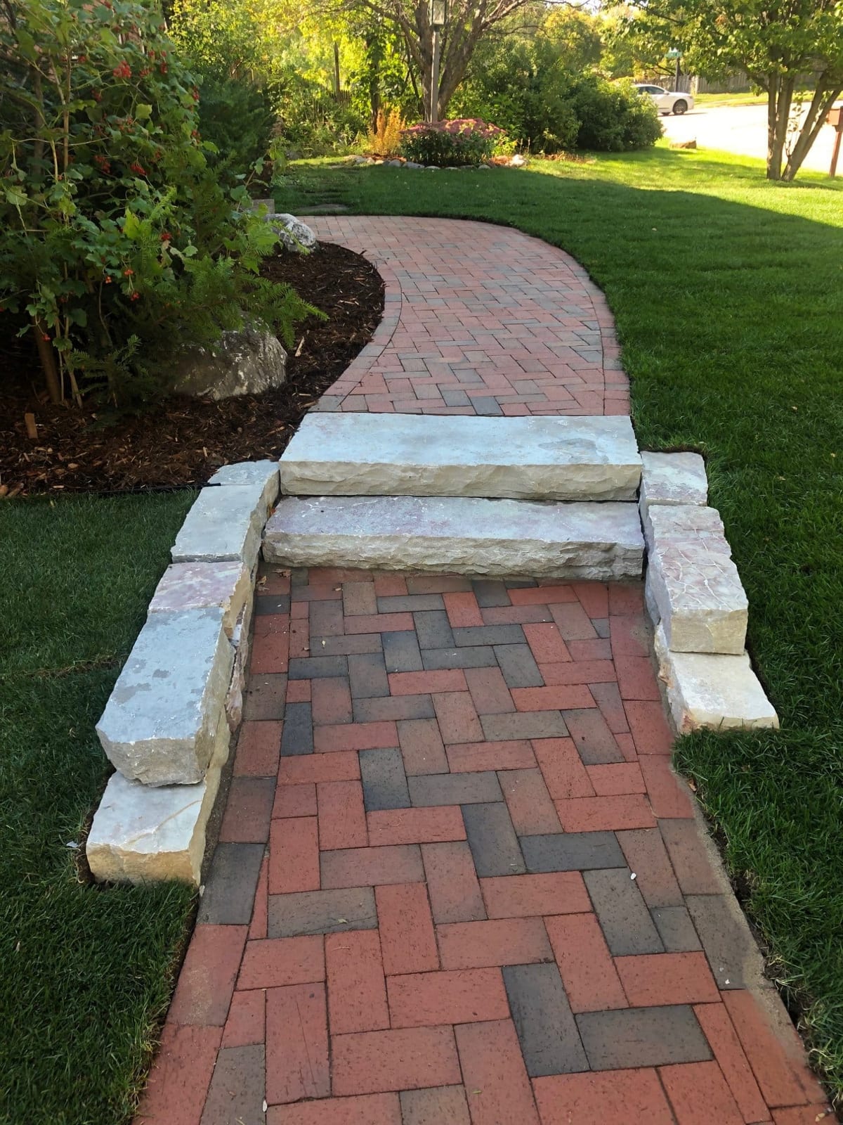 Clay Walk Stone Steps