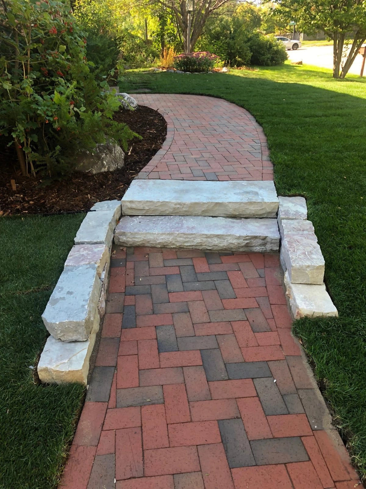 Clay Walk Stone Steps
